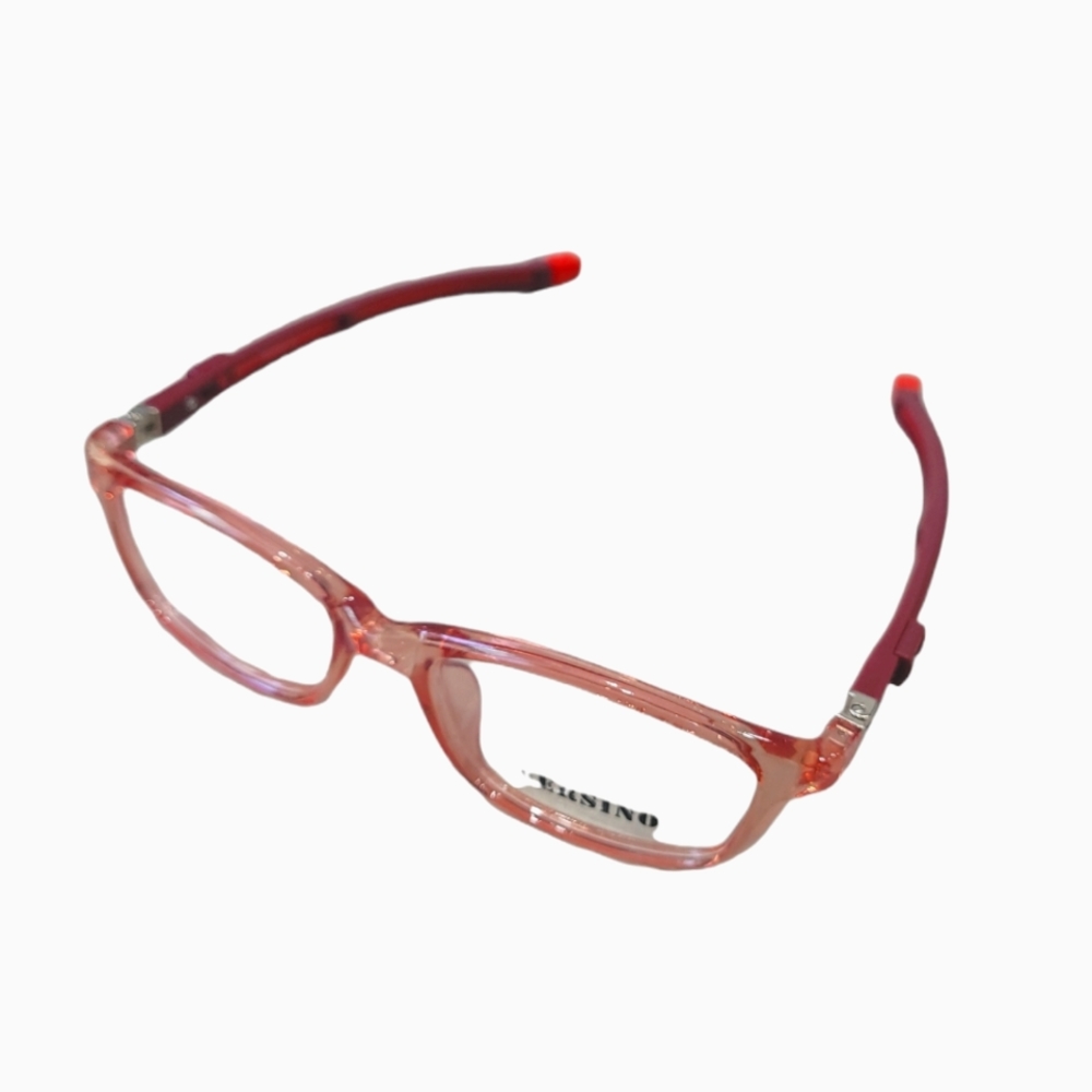 Kids Flexible Eyeglasses with magnetic Strap 180* red 👓